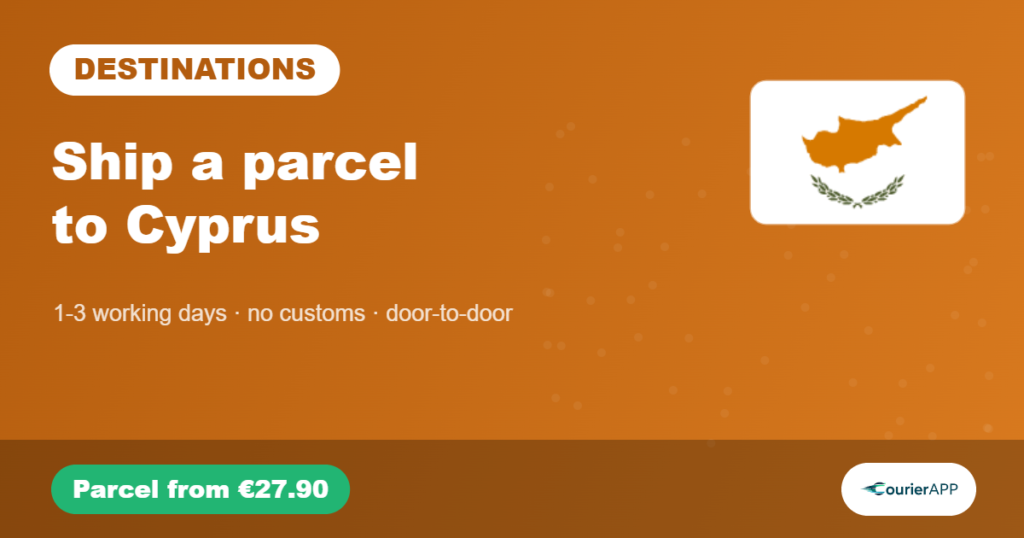 Ship a parcel from Greece to Cyprus — CourierAPP