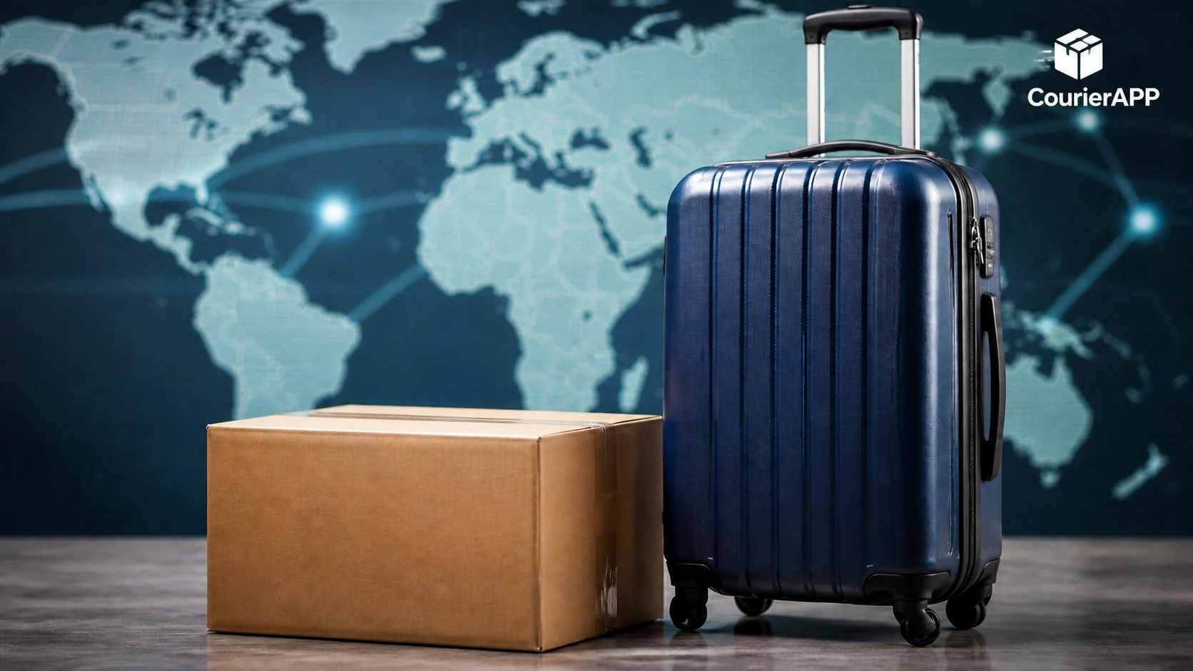cheap parcel delivery abroad with a door-to-door courier service